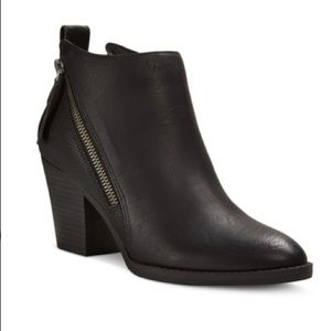 Double Zip Booties - Black